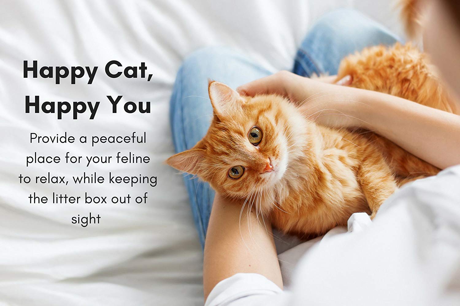 Internet's Best Decorative Cat House and Side Table - Espresso