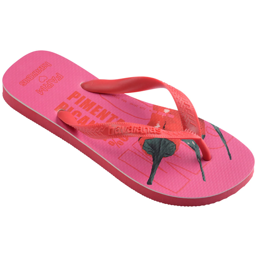 Chinelo Havaianas Farm Pimenta