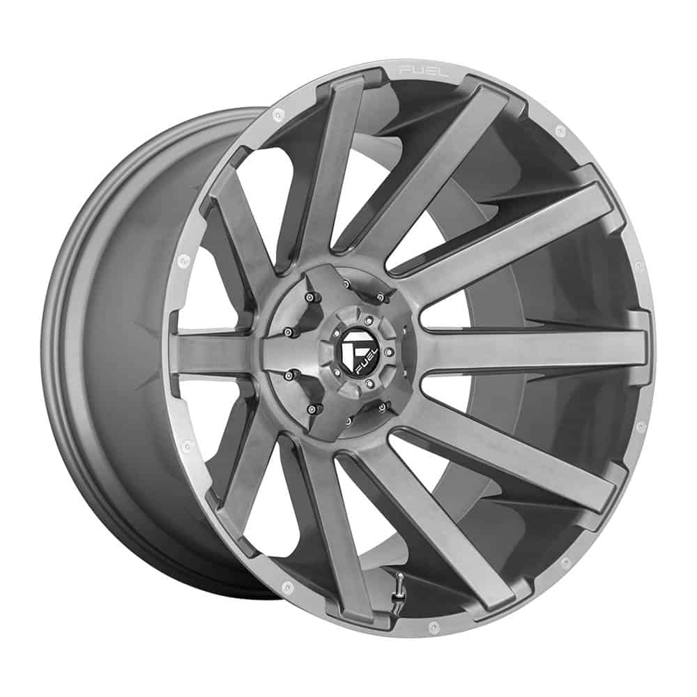 Fuel 1PC D714 CONTRA PLATINUM D714 20X9 6X135/5.5 BRSH-GNMTL-TTC 19MM