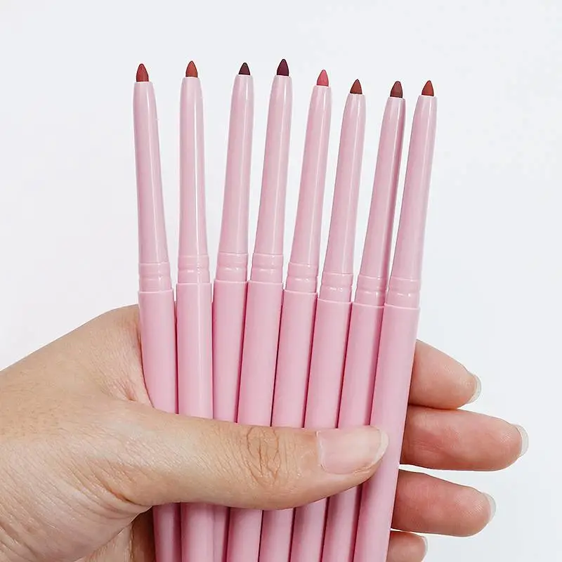 15 shades custom long lasting rotation creamy lipliner pencil