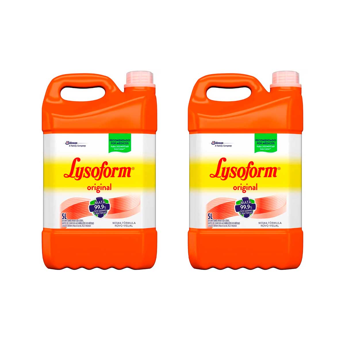 Desinfetante Lysoform Bruto Original 5 l Com 2 Unidades