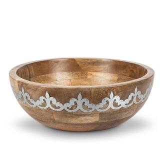 GG COLLECTION WoodMetal Wide Serving Bowl 94880