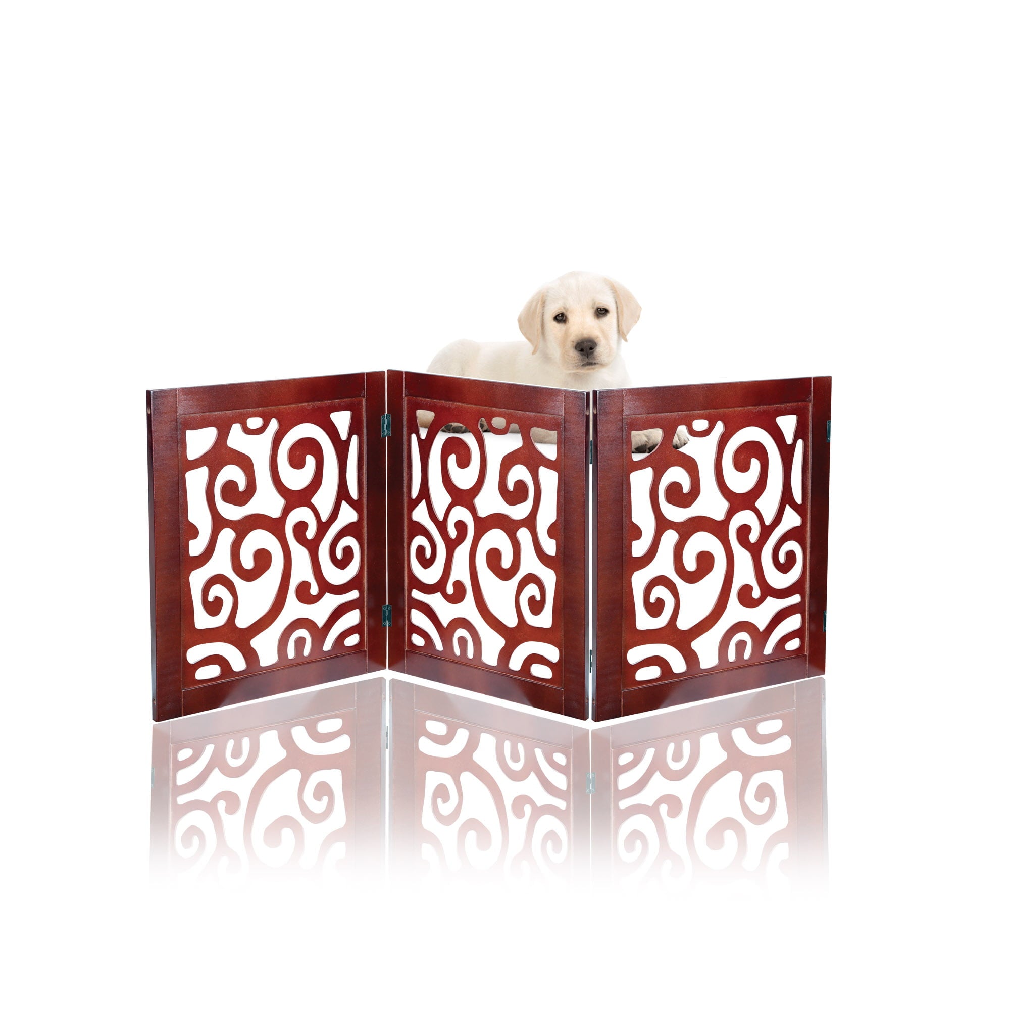 Freestanding Wooden Pet Gate