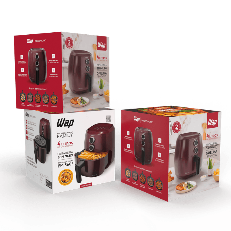 Fritadeira Elétrica WAP Family 4L WAFF2-V