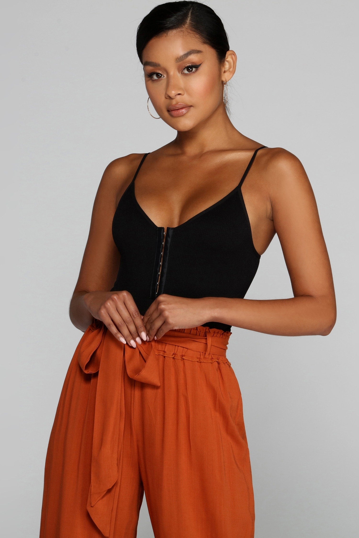 Off The Hook Ribbed Bodysuit