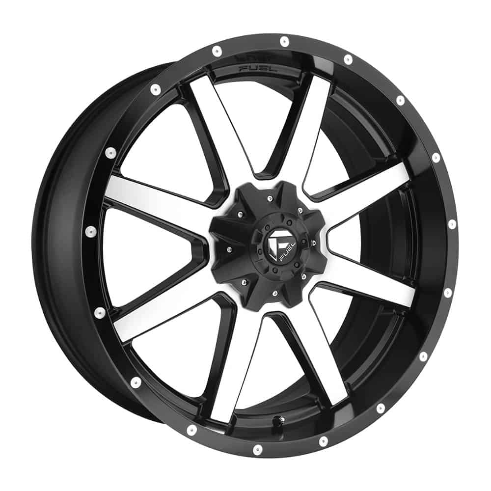 Fuel 1PC D537 MAVERICK D537 20X9 5X5.5/150 MT-BLK-MACH 01MM