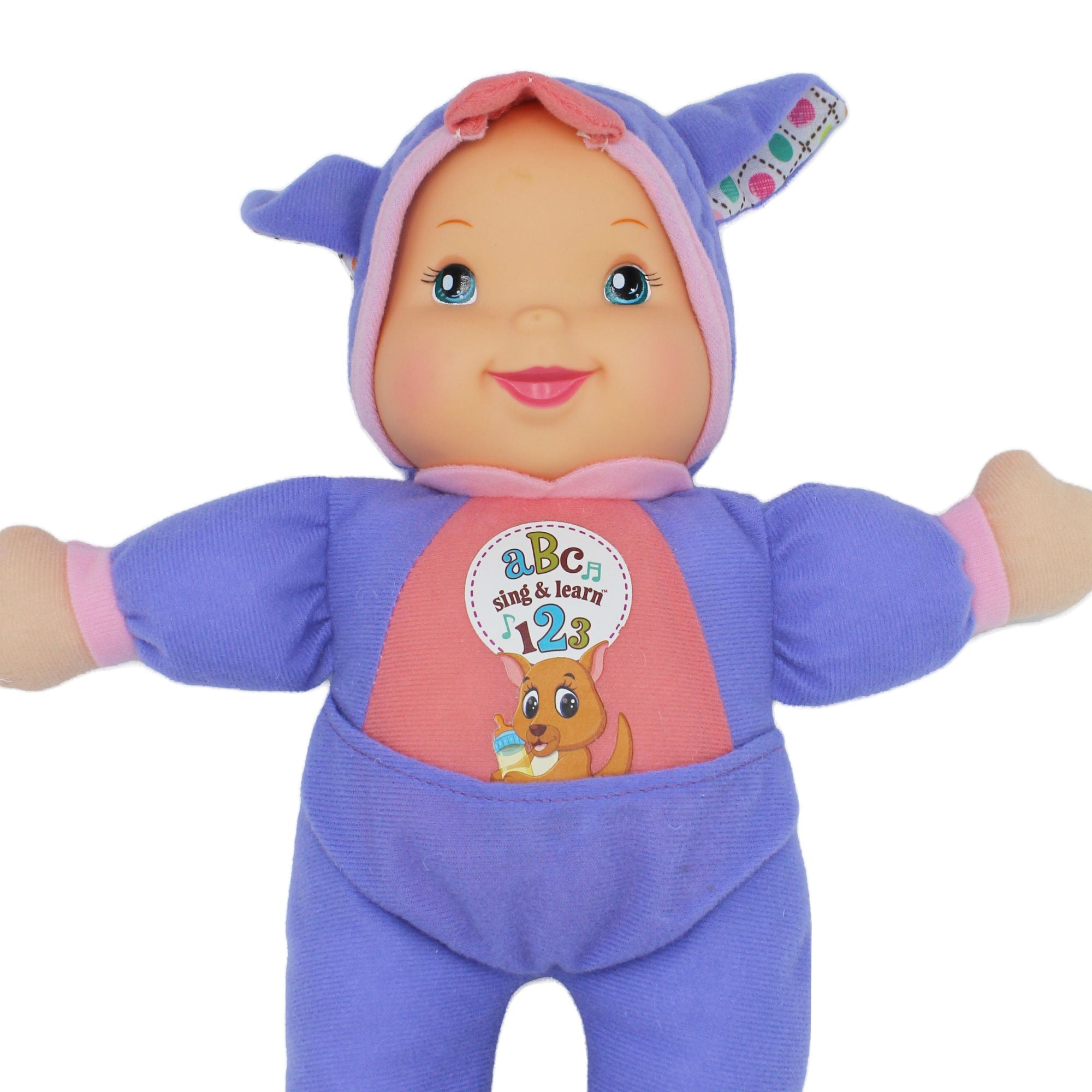 Baby's First Sing & Learn Purple Kangaroo Toy Doll - All Ages