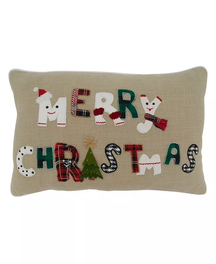 Saro Lifestyle Holiday Decorative Pillow， 14