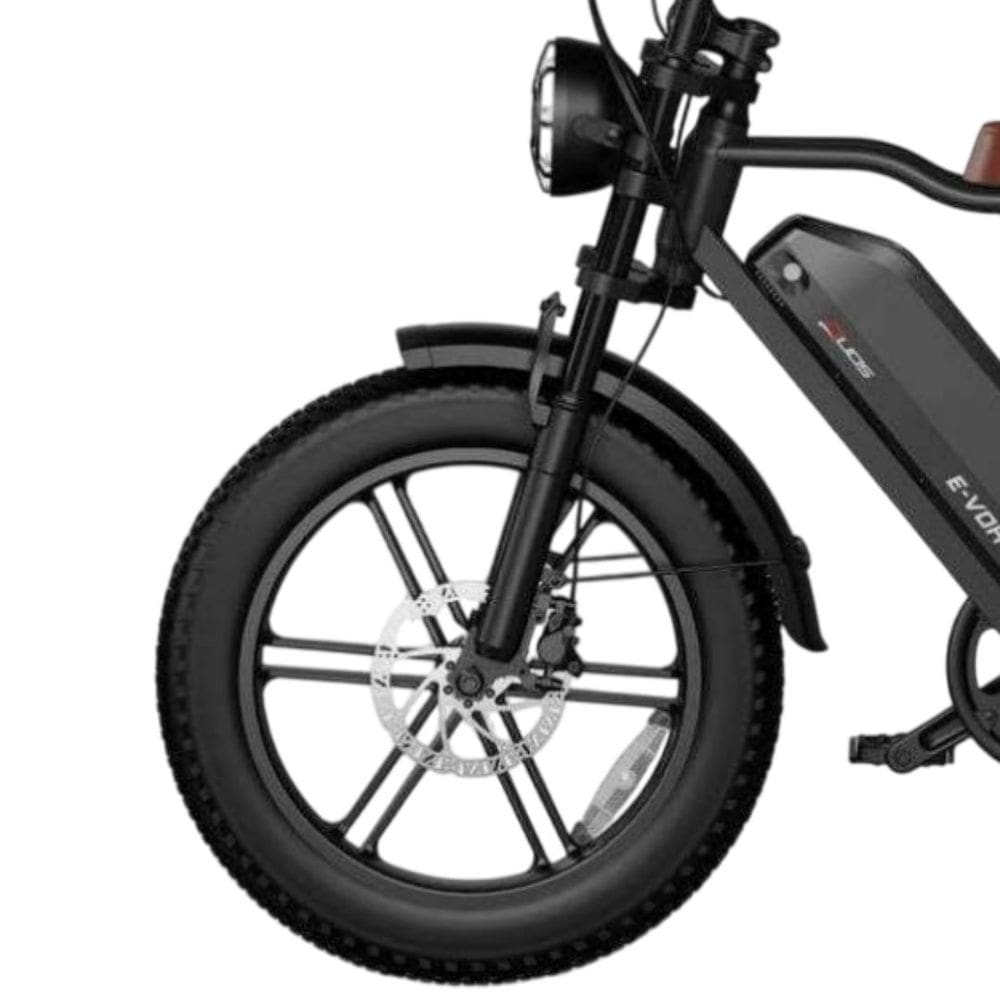 Bicicleta Elétrica E-vok Preta Duos Bike 1000W Bateria de Lítio Removível