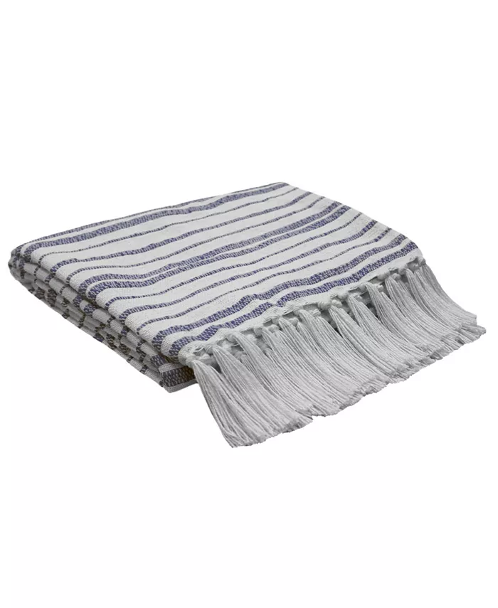 Mod Lifestyles Hampton Stripe Throw， 50