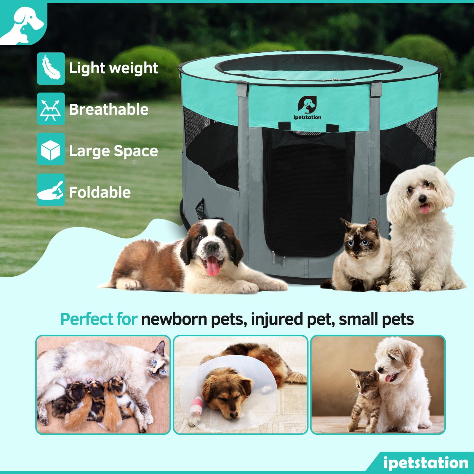 LAKWAR Pet Playpen -44