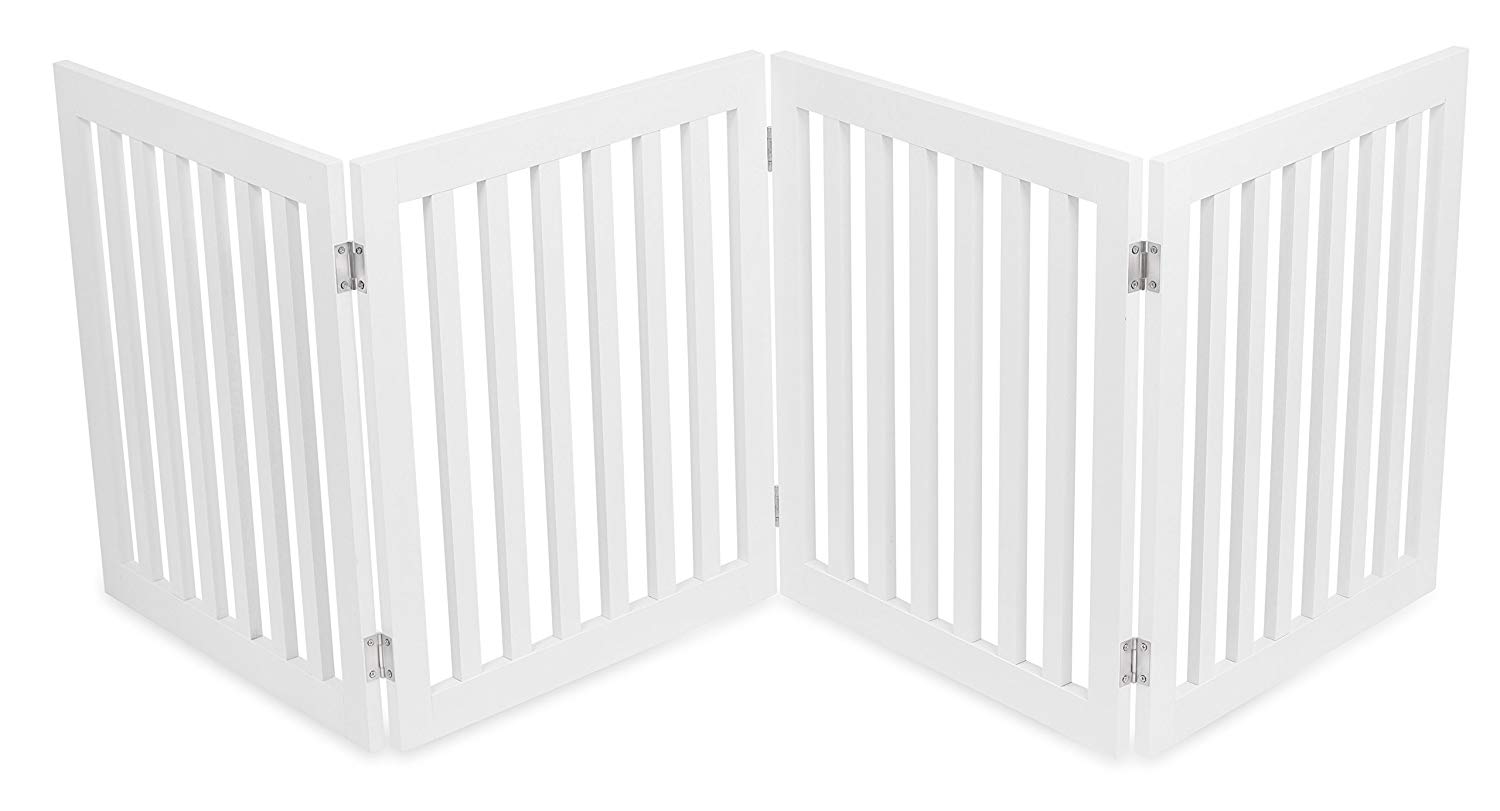 Internet's Best Traditional Pet Gate - 4 Panel - 24