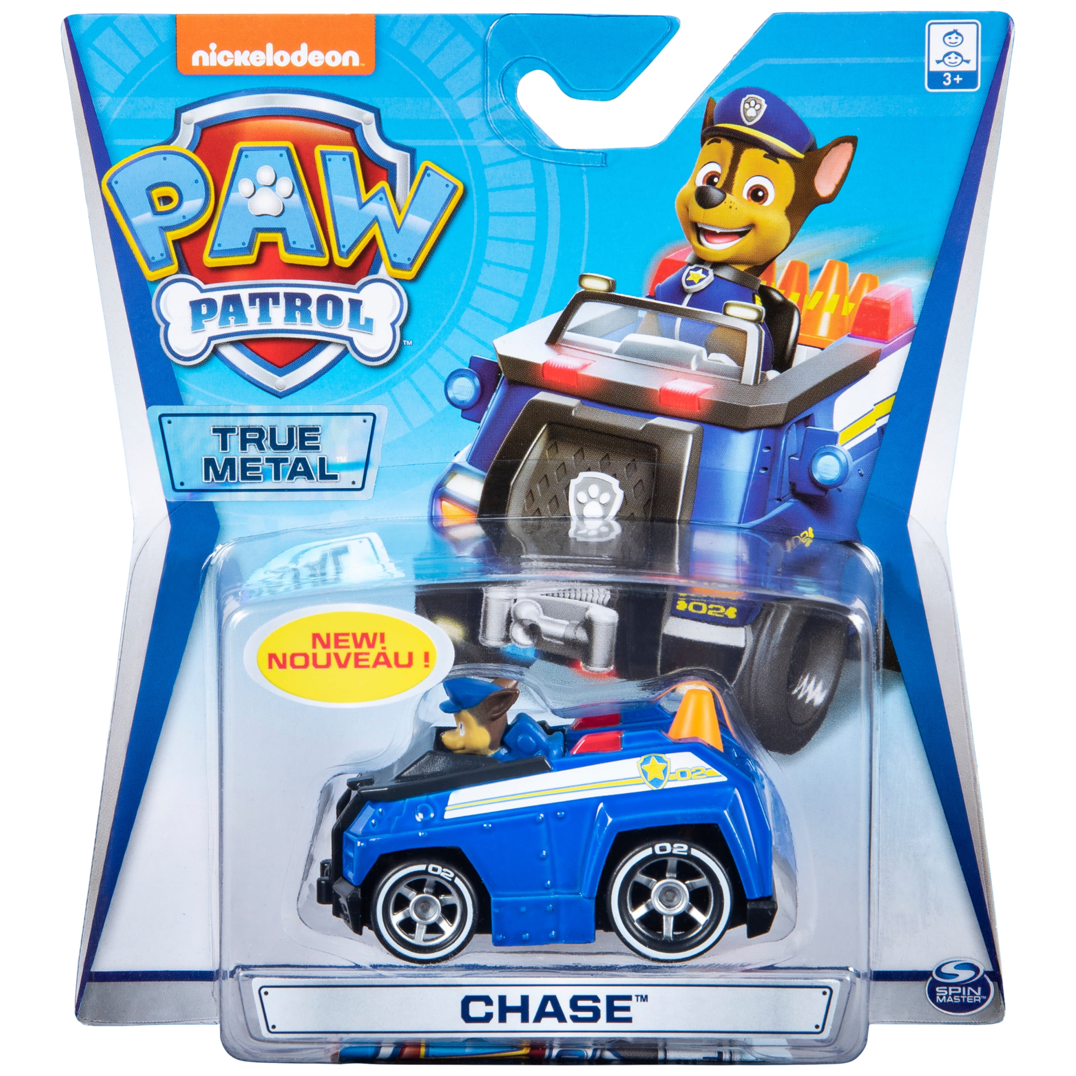 PAW Patrol True Metal Die-Cast Vehicle， Chase
