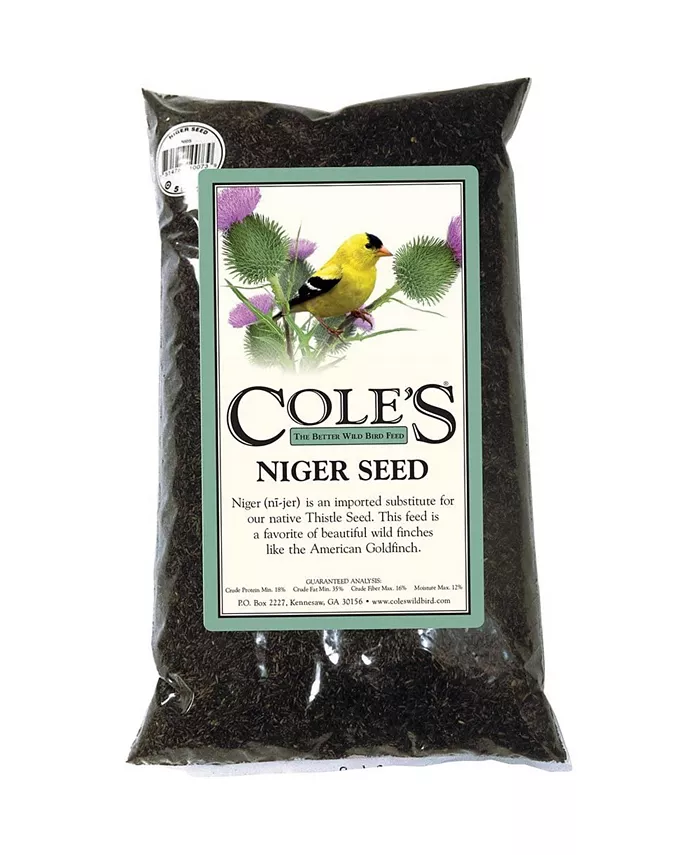 Cole's Coles NI05 Niger Bird Seed 5-Pound