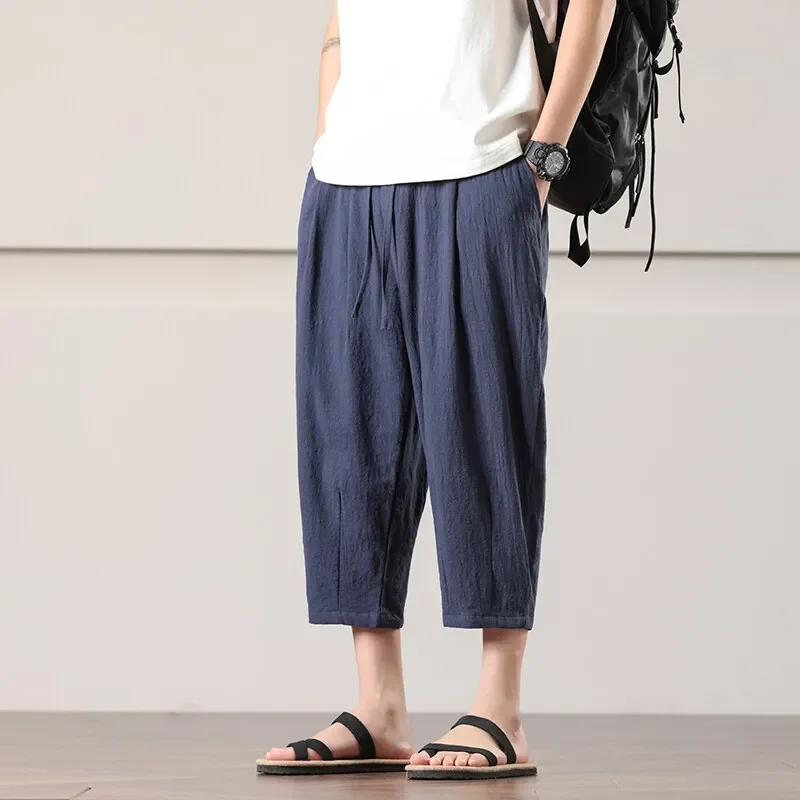 Calça Torino™ em Linho de Algodão Leve / O Toque Sofisticado da Moda Europeia que Inspira o Verão Brasileiro!