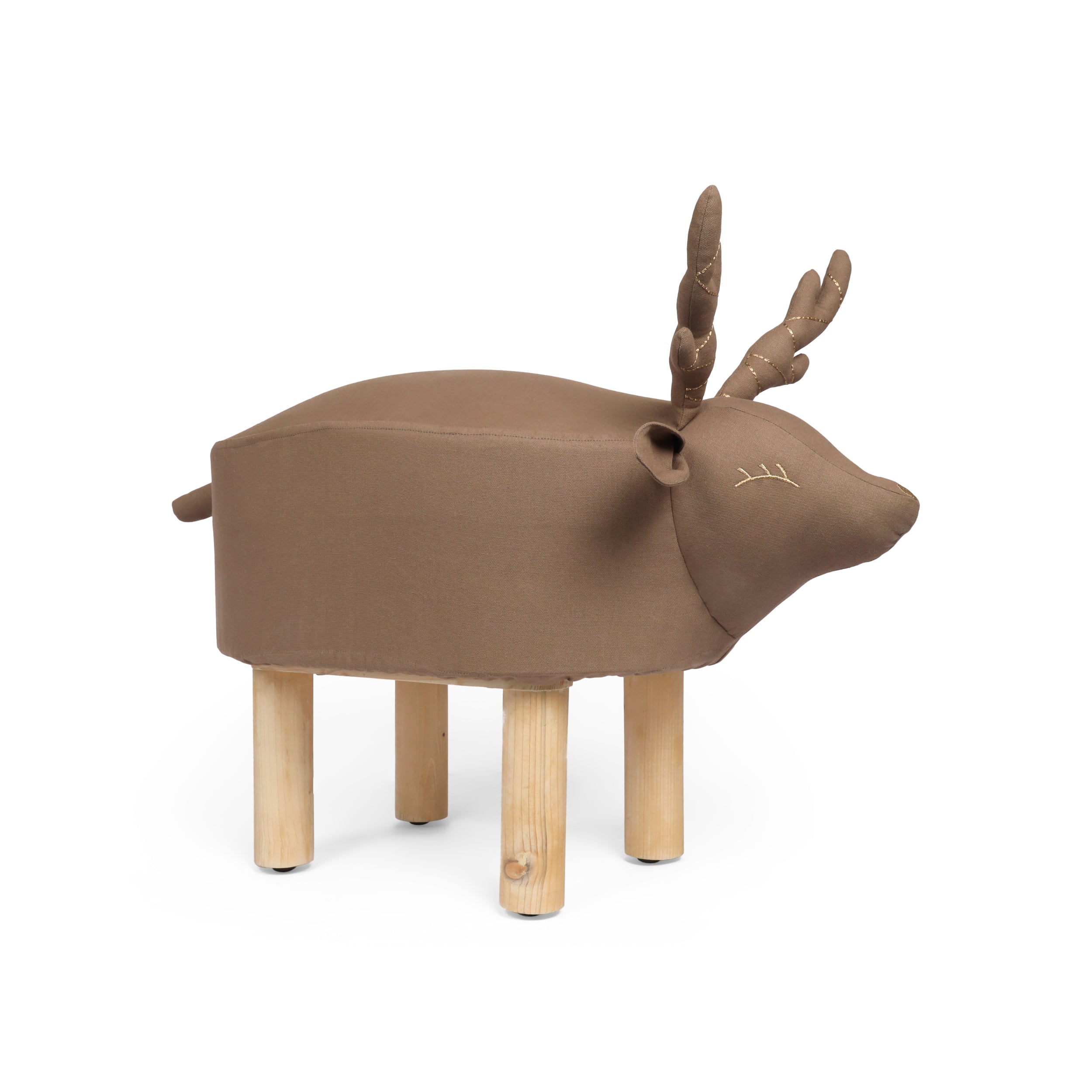 Azelya Contemporary Kids Deer Ottoman