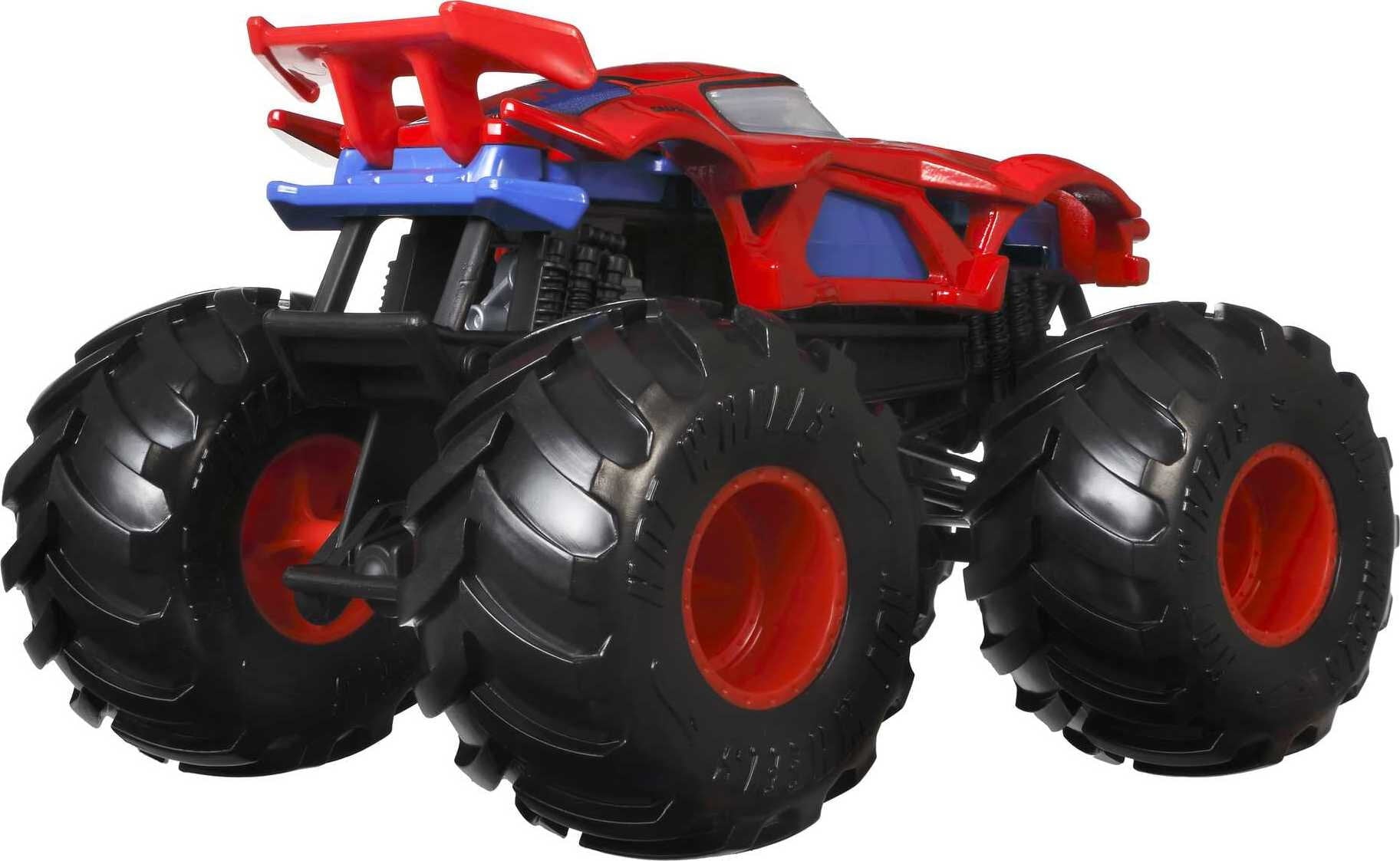 Hot Wheels Monster Trucks Marvel Spiderman 1:24 Scale Die-Cast Toy Truck Play Vehicle