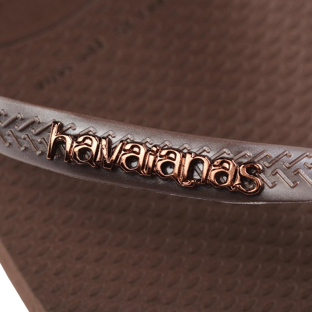 Chinelo Havaianas Slim Logo Metallic