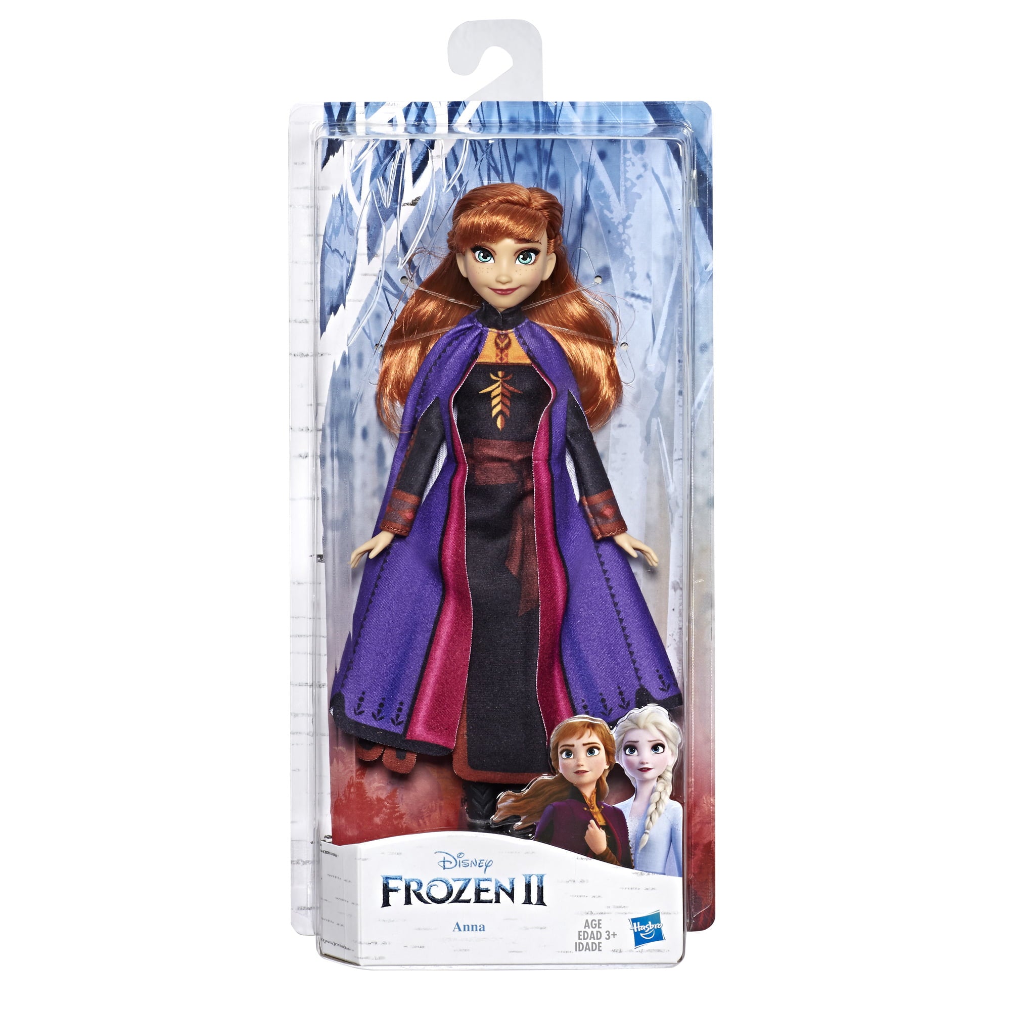 Disney Frozen 2 Anna Fashion Doll with Long Red Hair, Includes Movie Outfit