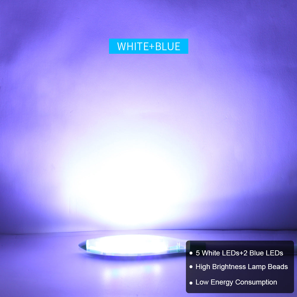 Aquarium Light Small Led Clip Light For Fish Tank Usb Shape Led Light For Aquarium Fish Tank White Blue Color