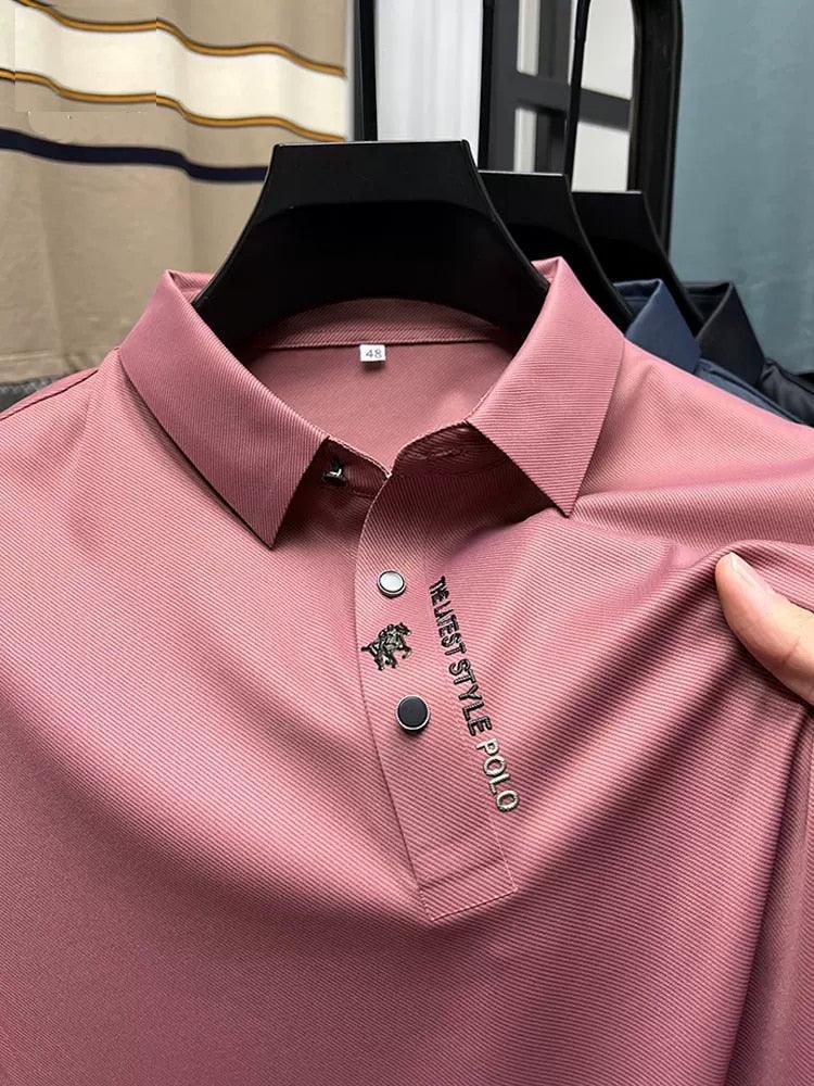 Polo de Alto Padrão GolfStar™  / A Camiseta do Homem que Adora se Vestir com Luxo & Requinte!