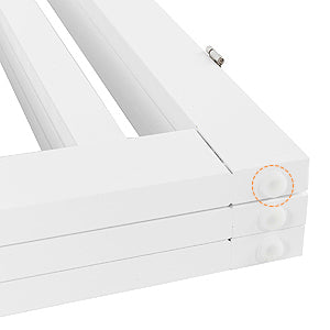 VINGLI 30” Tall Free Standing Pet Gates for Doorways， 4 Panel Folding Dog Gates for The House Extra Wide