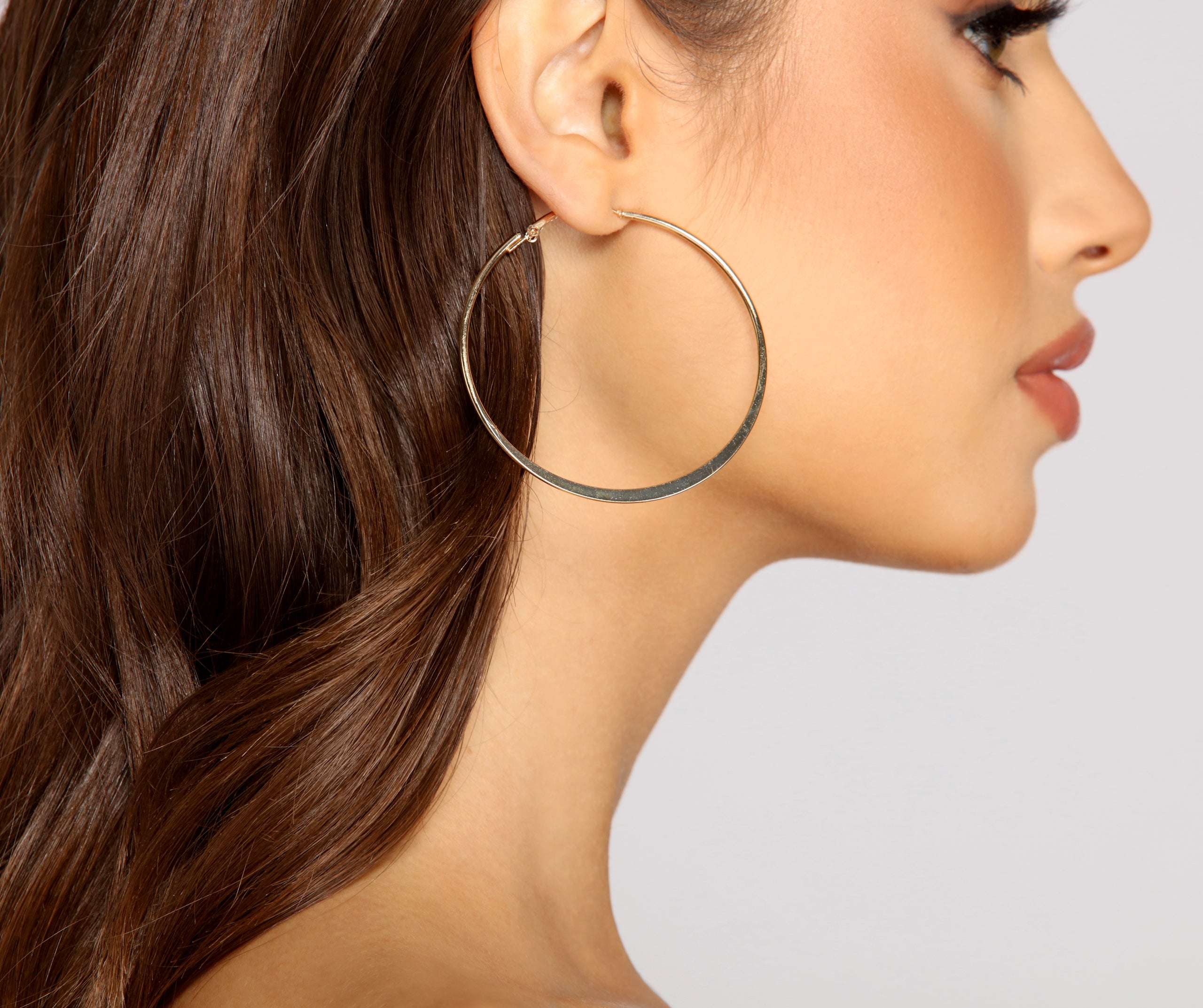 Glamour Diva Large Hoops Three-Pack