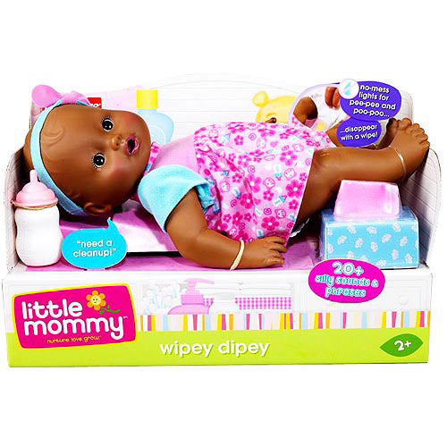 Little Mommy Wipey Dipey Doll, African-American