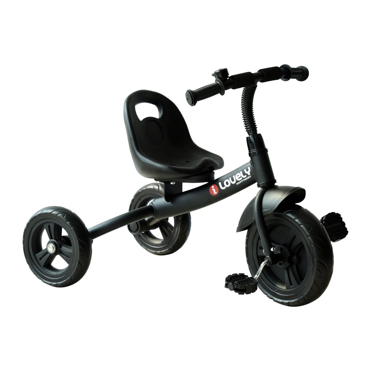 Baby Kids Tricycle Bike Trike Play Sports Activity Ride On Steel Frame Black