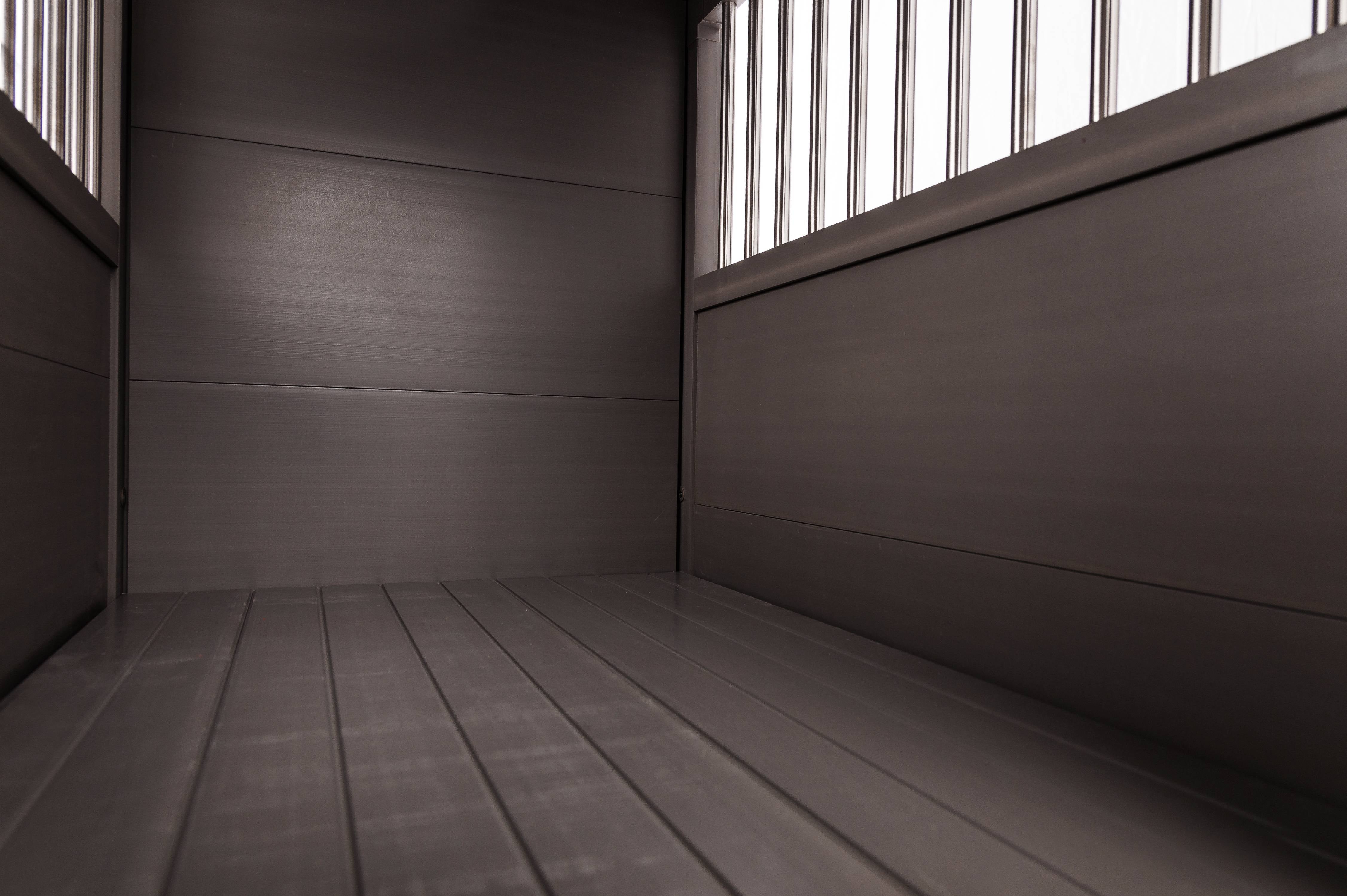 ECOFLEX Dog Crate End Table - Grey Medium