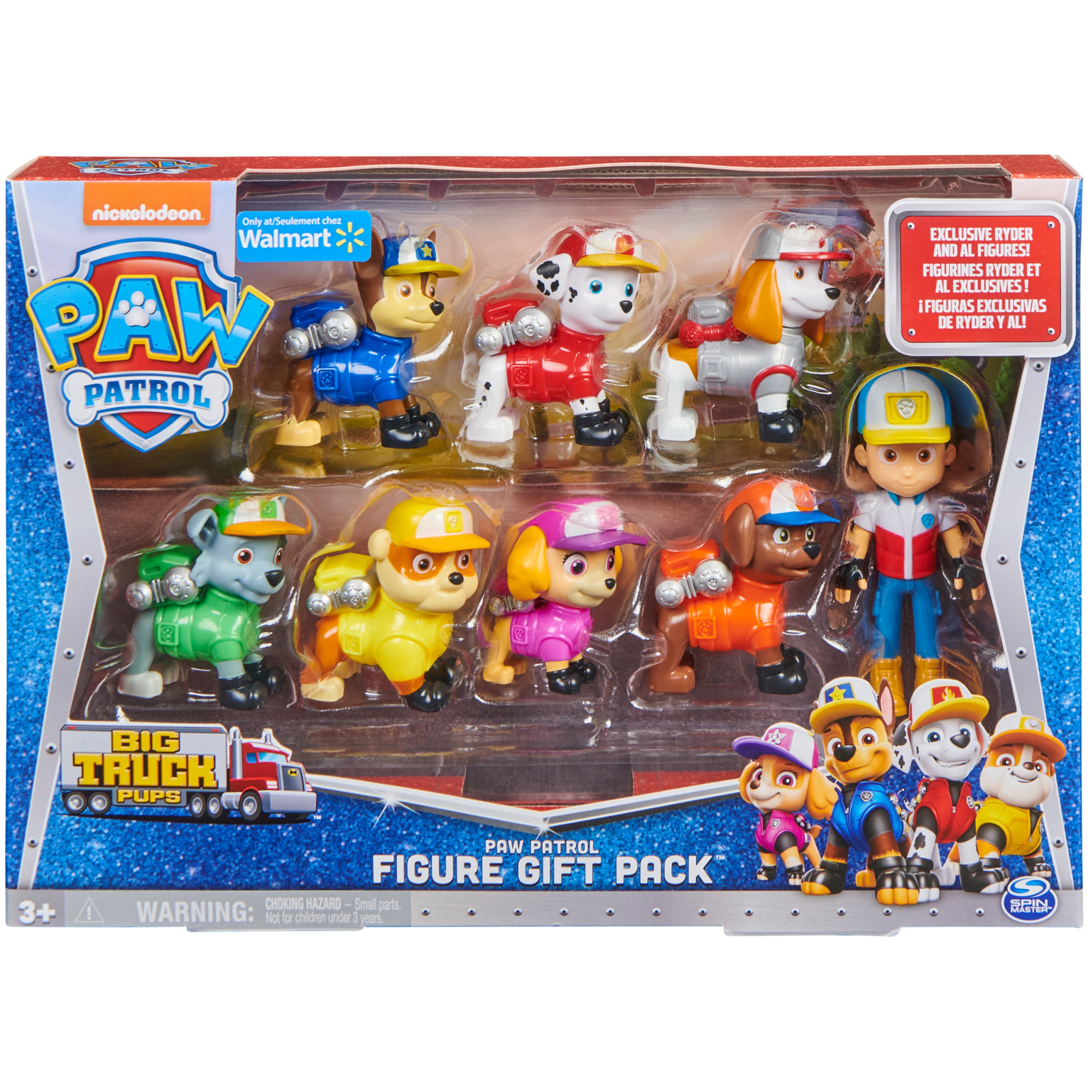 PAW Patrol， Big Truck Pups 8 Piece Figure Gift Pack