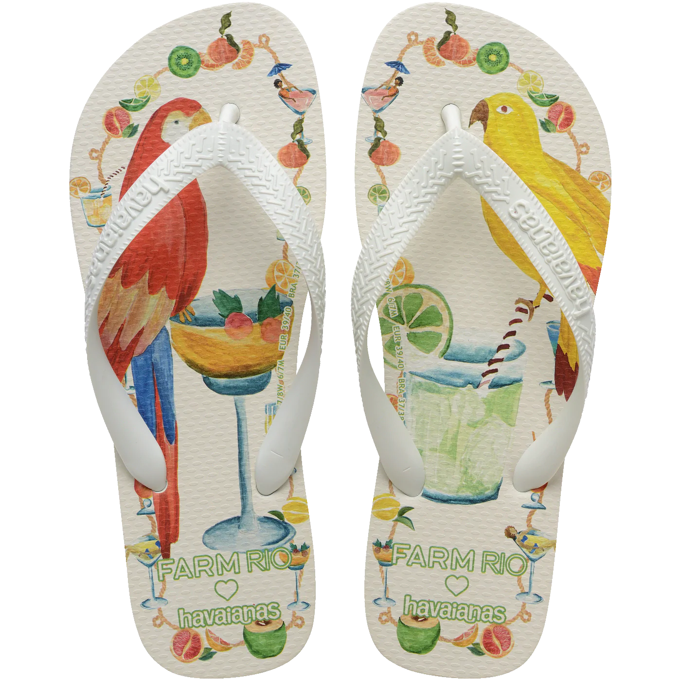 Chinelo Havaianas Farm Coquetel