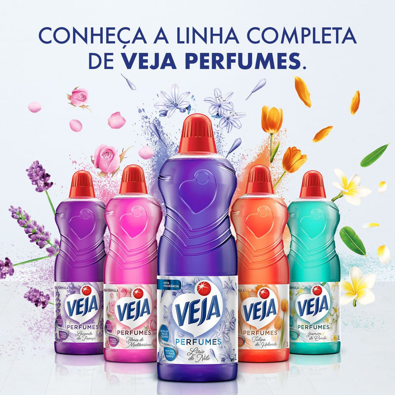 Limpador Perfumado Veja Tulipa da Holanda - 1L
