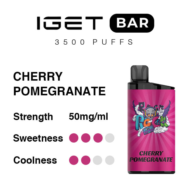 IGET Bar - Cherry Pomegranate (3500 Puffs)