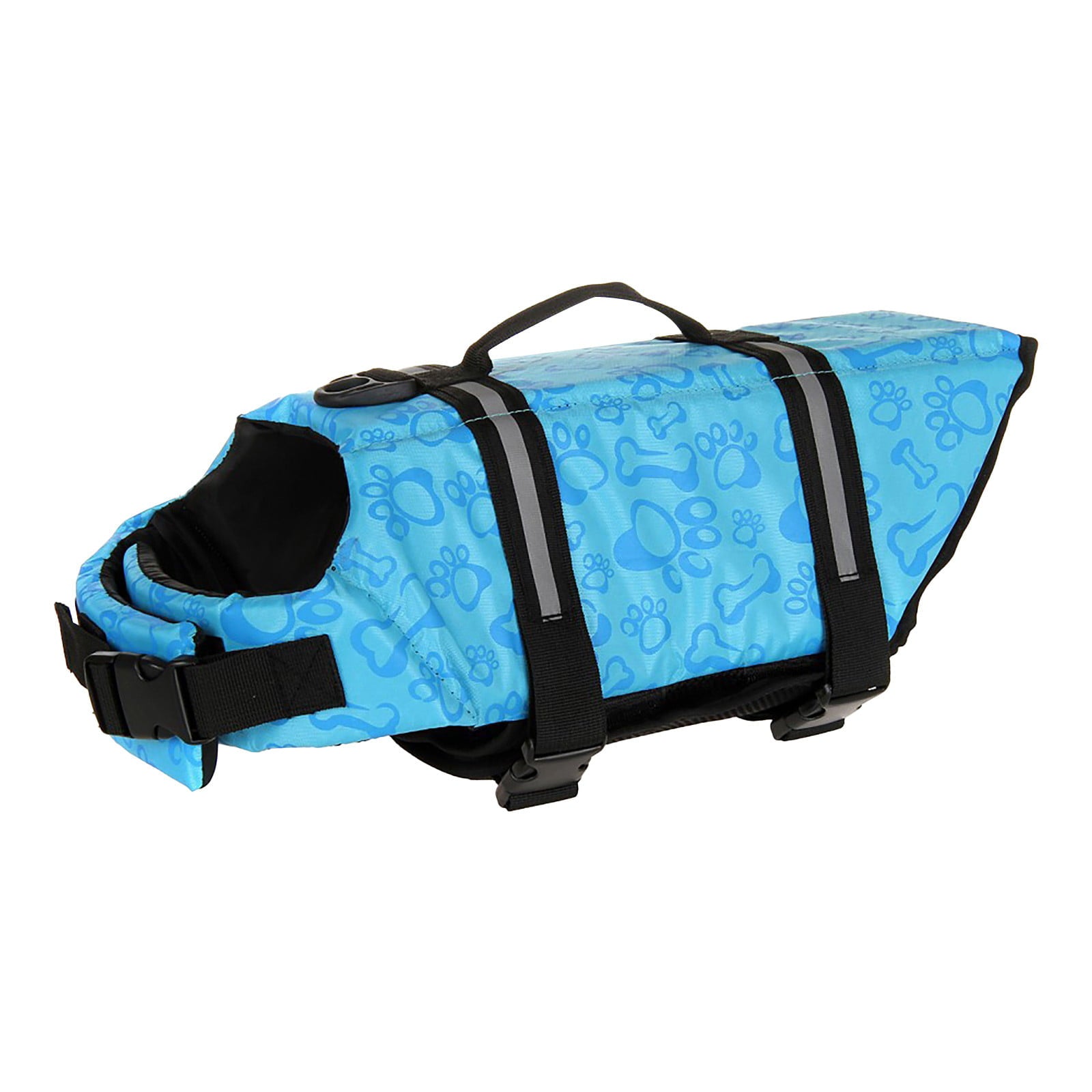STEADY Dog Life Jacket With High Buoyancy And Durable Rescue Handle For Small To Medium Large Dogs - Sky Blue