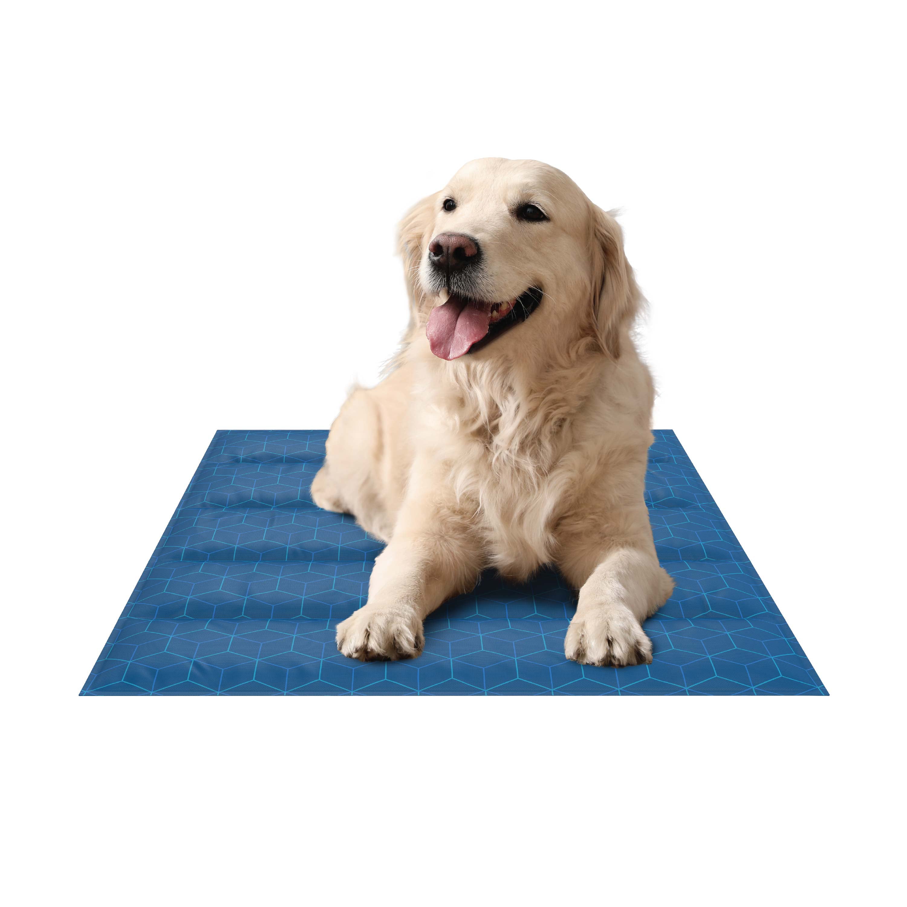 Reversible Pet Cooling Mat， Pressure-Activated Dog Cooling Mat with Gel Technology