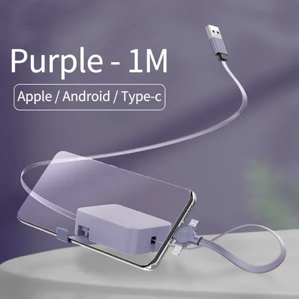 ⏰  PROMOTION SALE 47% OFF🔥3 in 1 Rechargeable USB Fast Charging C