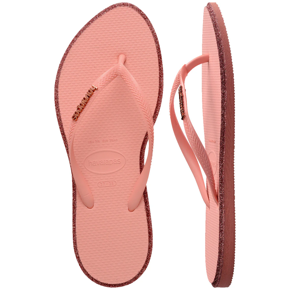 Chinelo Havaianas Slim Point Glitter