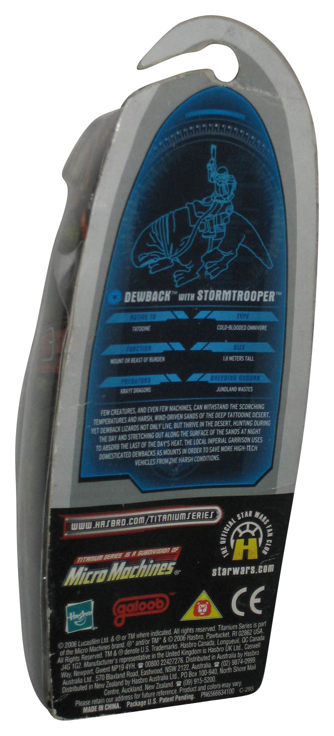Star Wars Titanium Series (2006) Dewback with Stormtrooper Toy Die-Cast Vehicle
