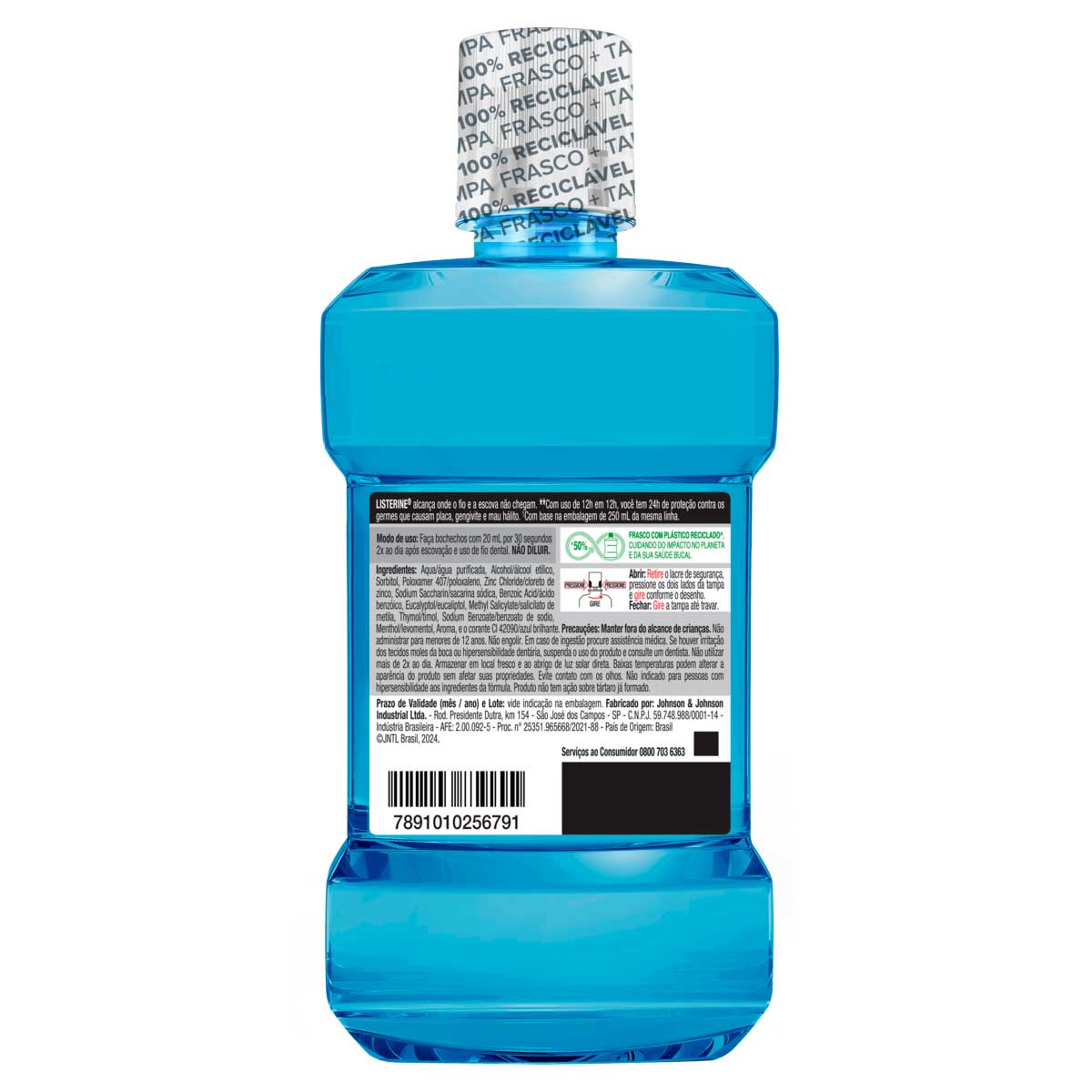 Enxaguante Bucal Menta Listerine Antitartaro 500ml Leve Mais Pague Menos