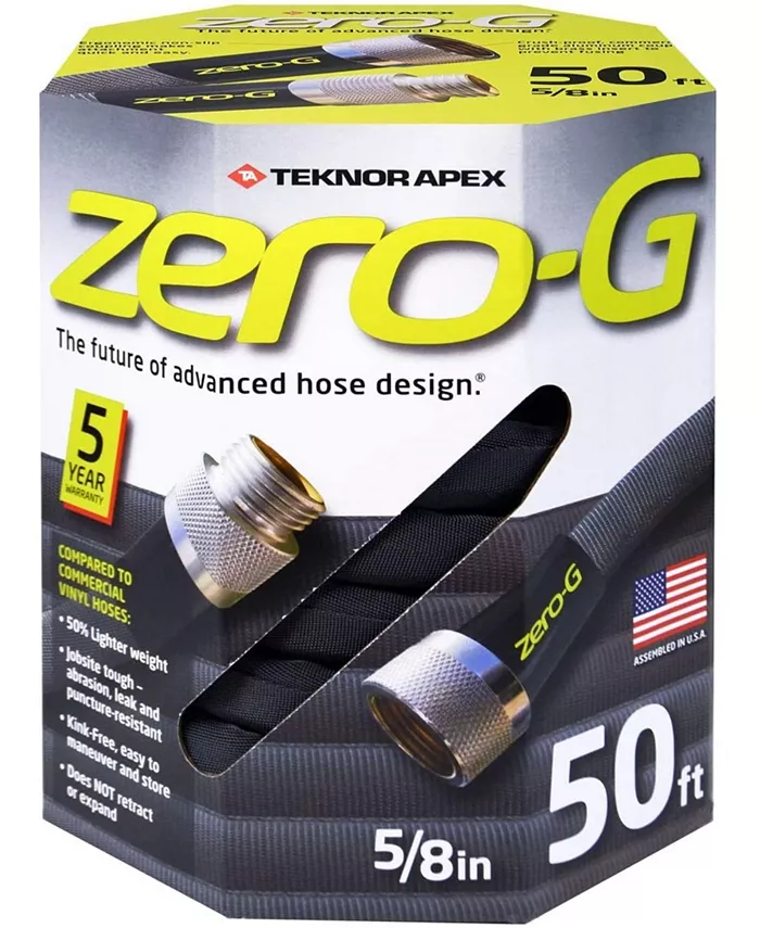 Teknor 50 FT Zero-G TEK400150PDQ Lightweight Kink-Free Garden Hose