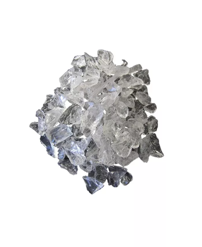 Jensen MFG 100 percent Recycled Fire and Landscape Glass - Clear Small