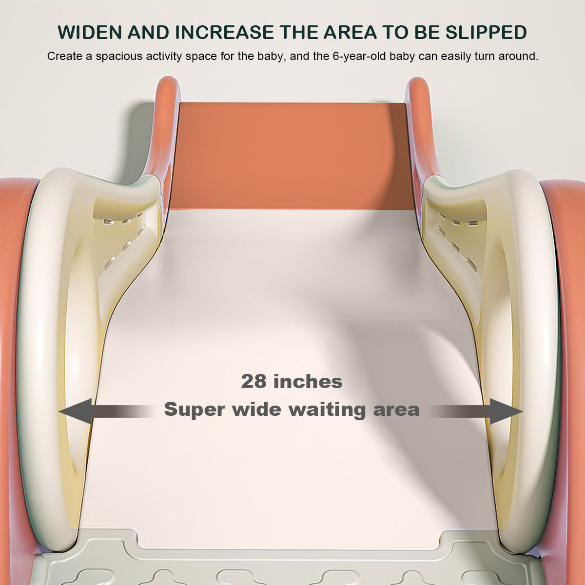 Toddler Slide Climber Set for Indoor Outdoor 3 Steps Freestanding Slide， Suitable Age1-5 Years Old Children Easy Set Up Baby Playset
