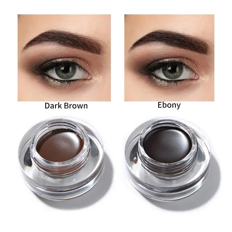 Custom Private Label Vegan makeup Waterproof Long Lasting Eyebrow Pomade Gel