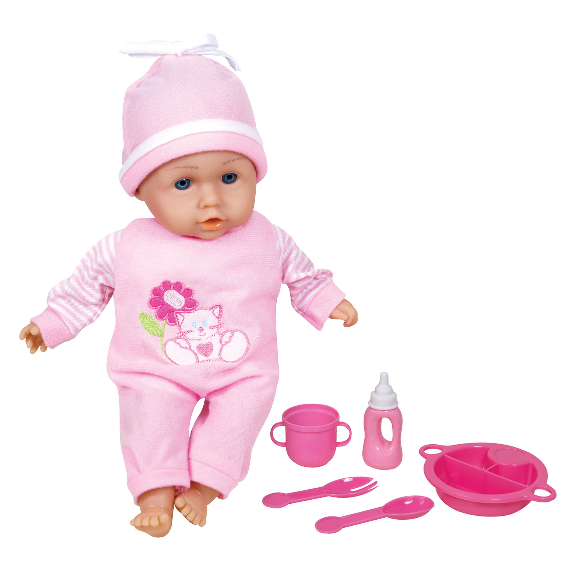 Lissi Dolls - Talking Baby with Feeding Accessories, 13 inches