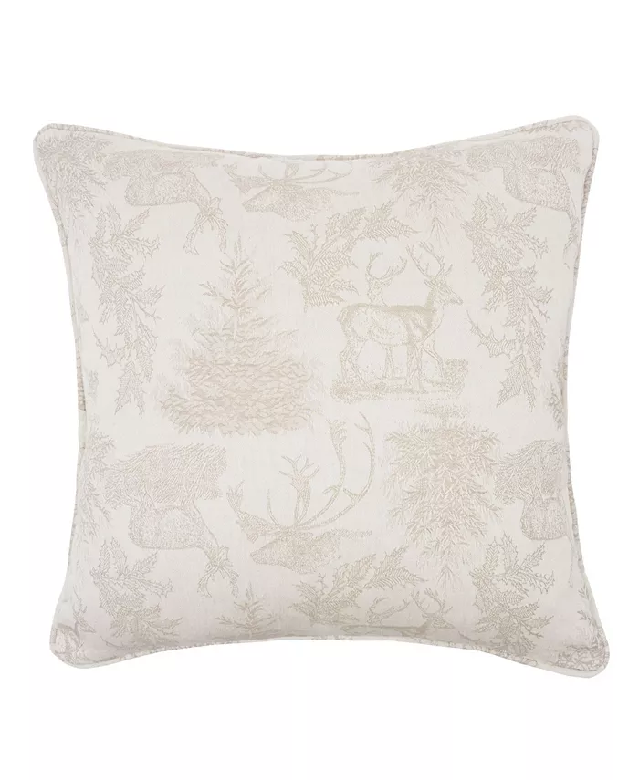 CandF Home Jacquard Stag Pillow， 20