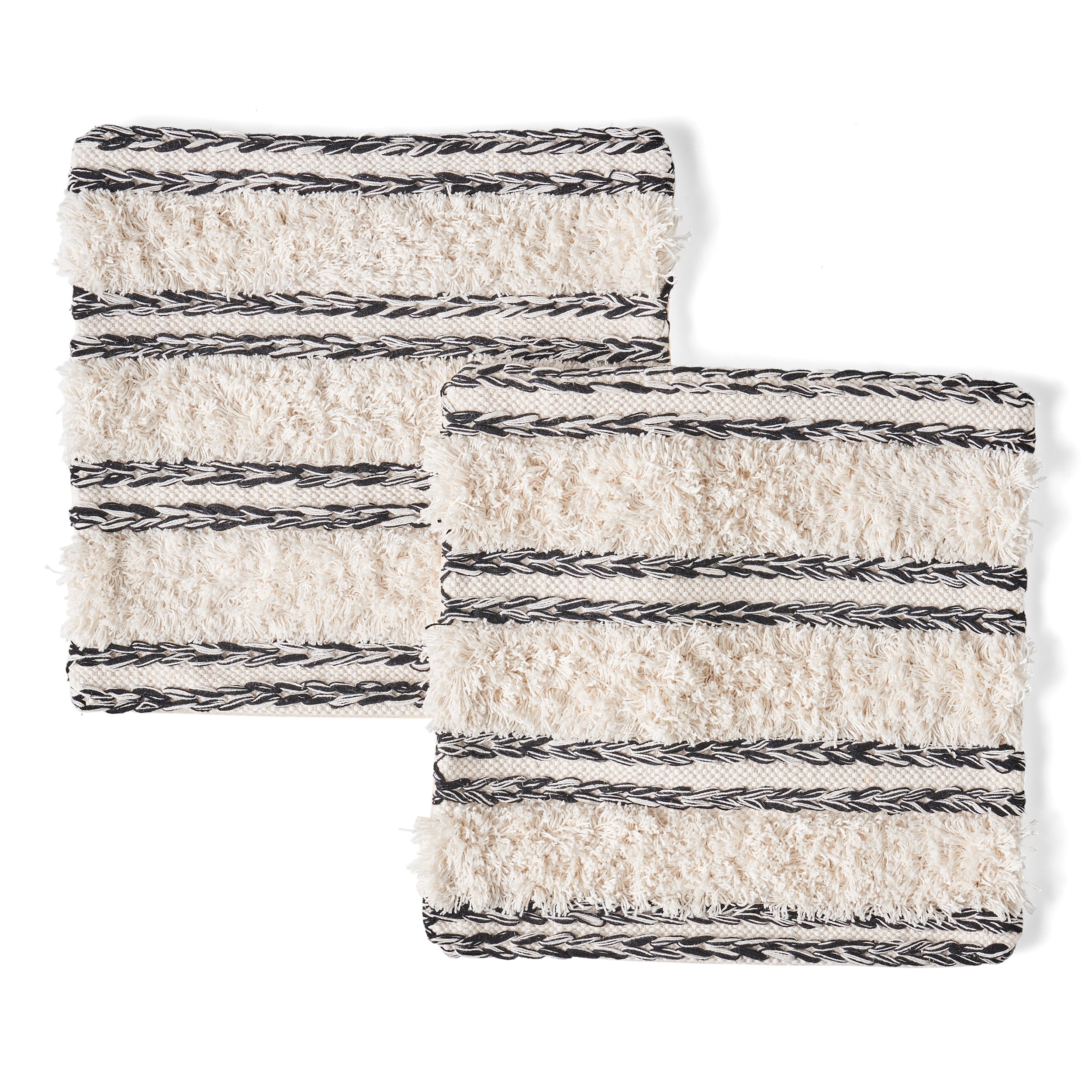 Emoni Boho Cotton Pillow Cover (Set of 2)