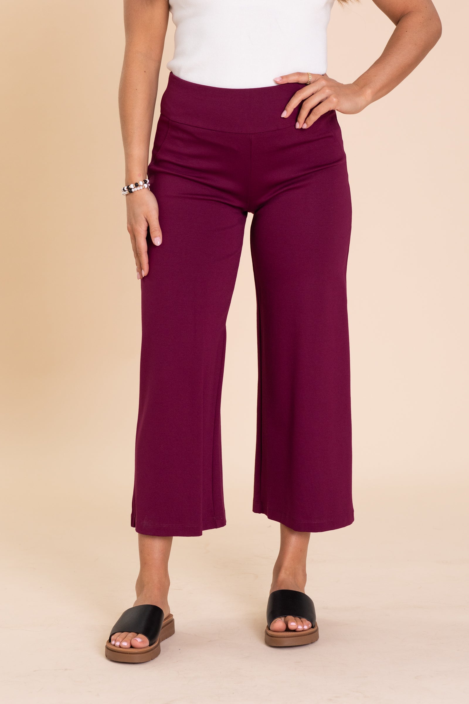 The Magic Cropped Wide Leg Pant