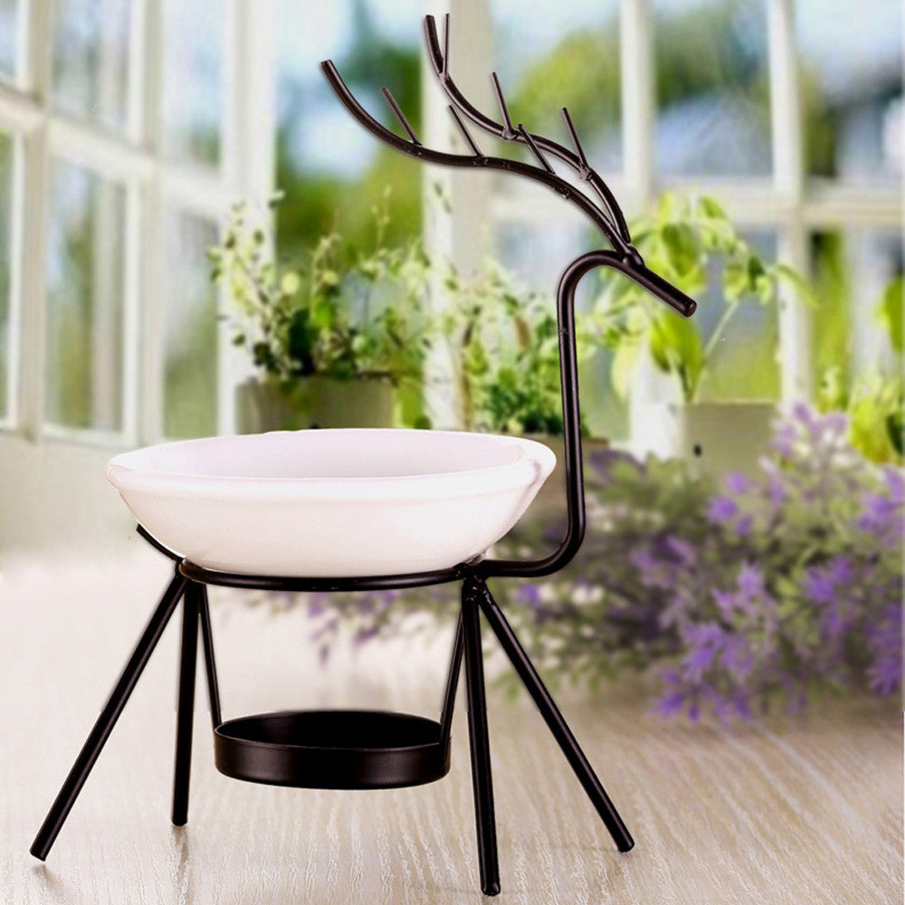 Stainless Steel Deer Burner Candle Aromatherapy Oil Lamp Decorations Aroma Furna Led lights for bedroom outdoor floor lamp pendant DIY Wedding Party Bedroom Terrace(Multicolor)