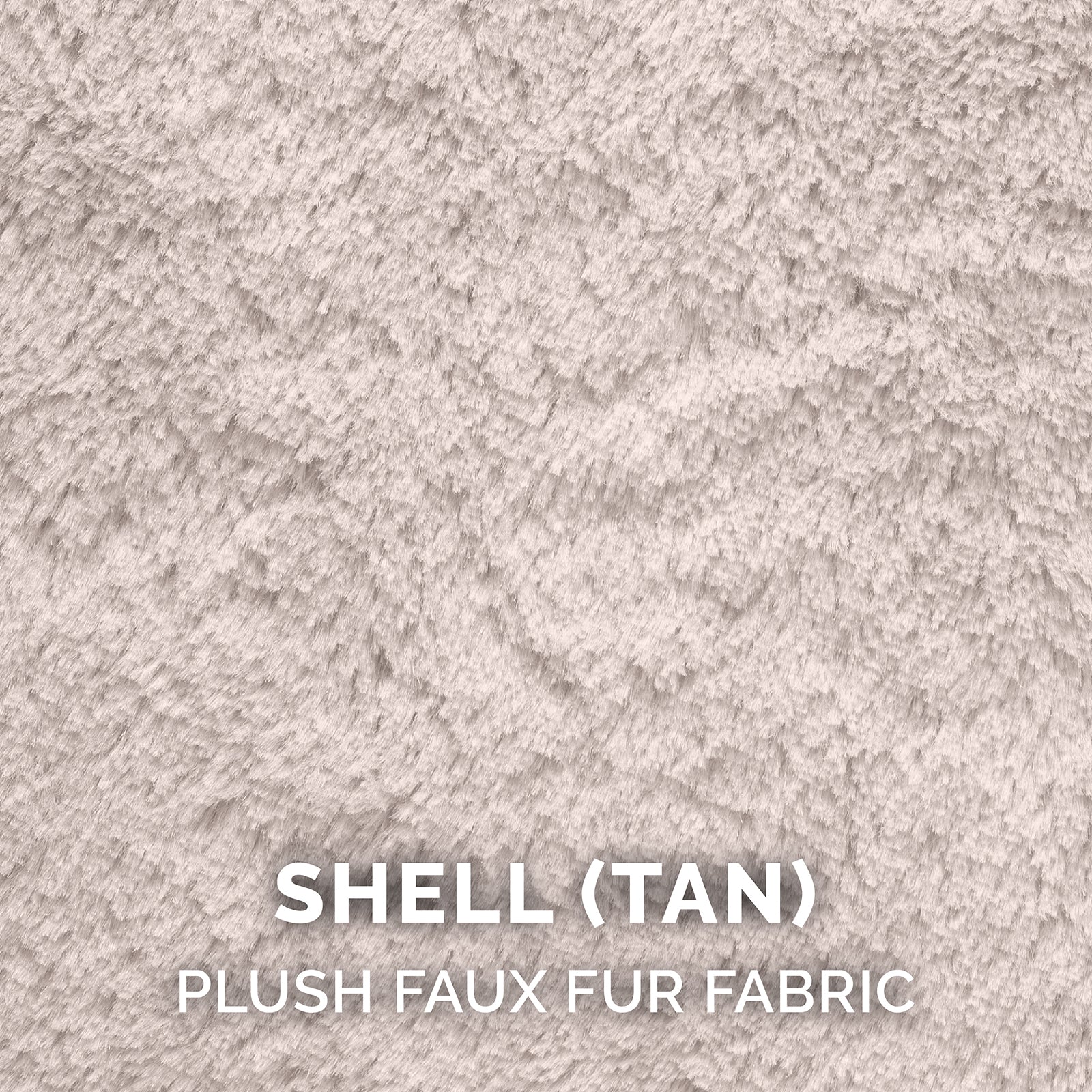 FurHaven | Round Plush Ball Pet Bed for Dogs and Cats， Shell， Large